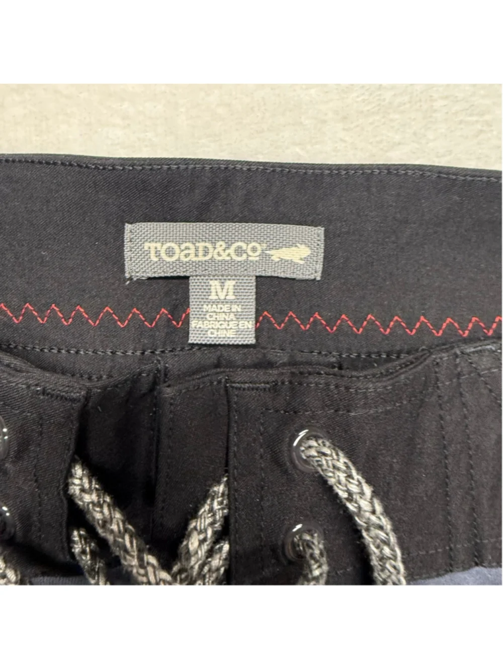 Men's Toad and‎ Co Blue & Black Sweatpants & Joggers Medium